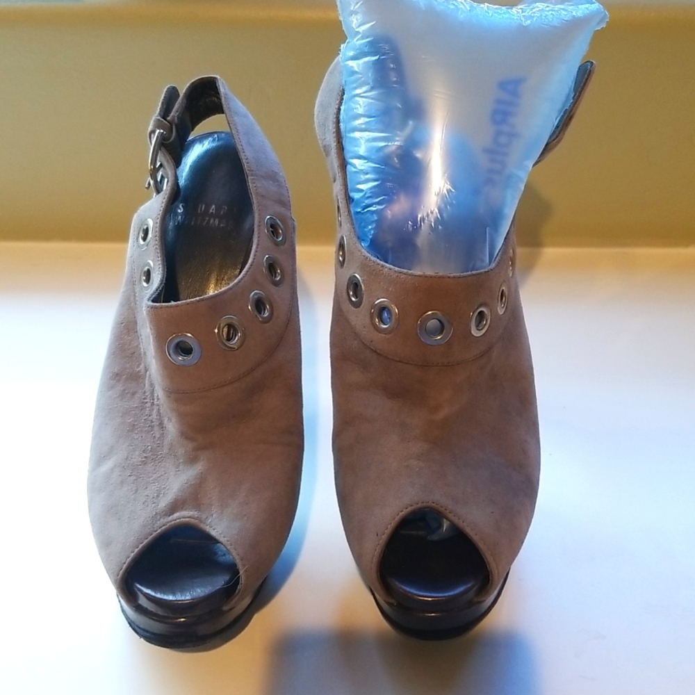 Stuart Weitzman Peep Toe High Heel - image 1